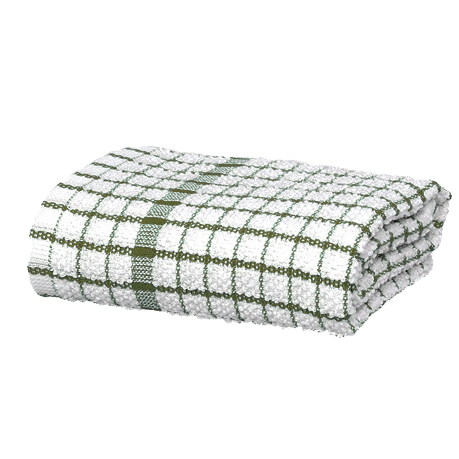 FAB-ON UK Terry Tea Towels 100% Egyptian Cotton Flour Sack Waffle Weave Wonder Dry Super Soft and Absorbent Kitchen Cloths, Dish Cleaning Sand Bar Towel - 65x45 cm