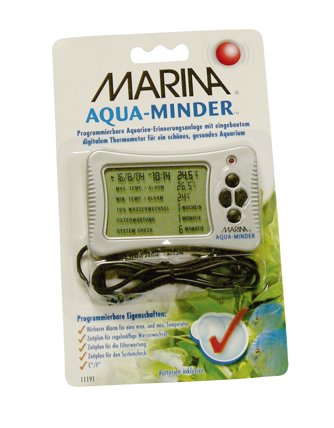 Marina Aqua Minder, impianto di promemoria per acquari programmabile