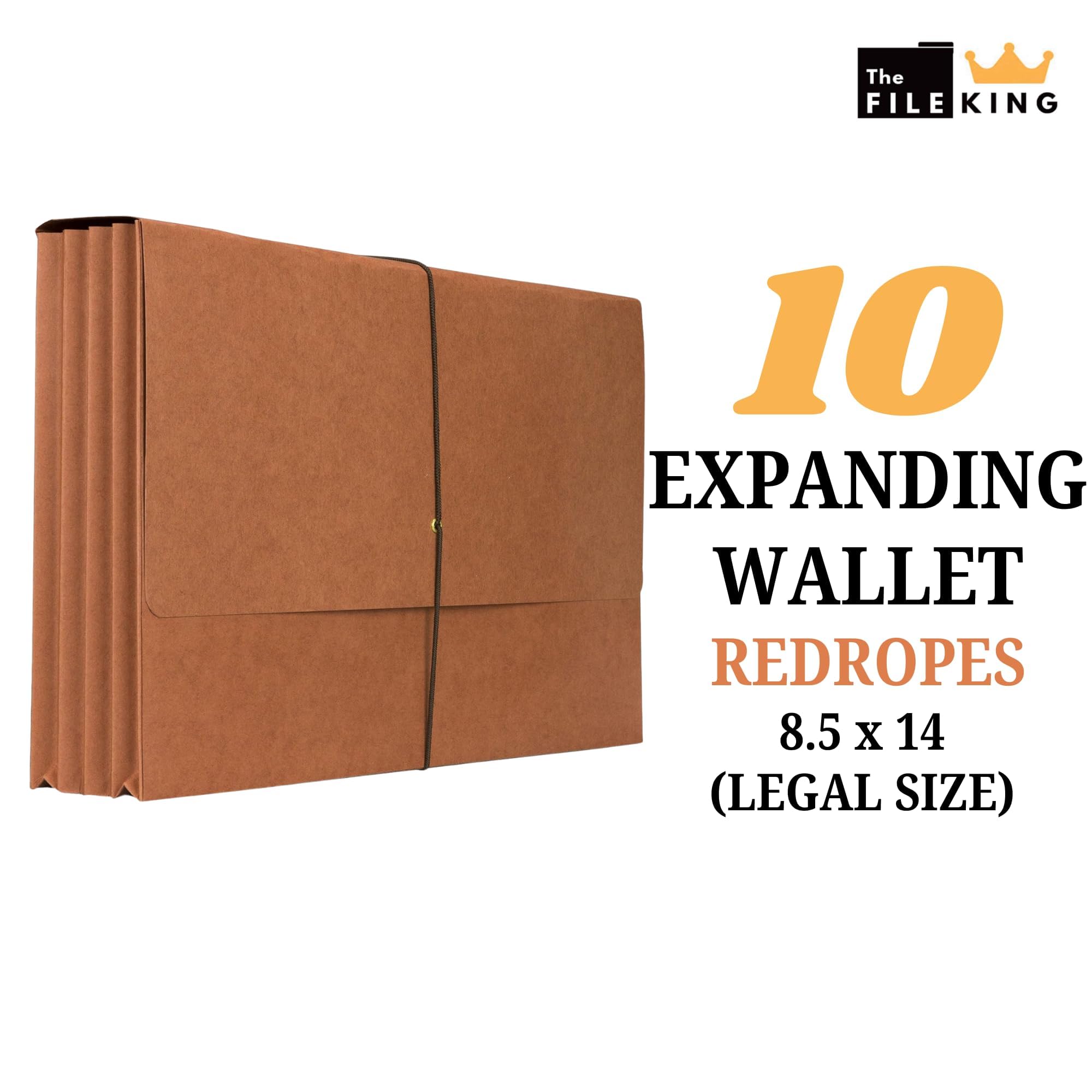 Office Depot Brand Heavy Duty Expanding Wallets 5 14 Expansion Legal Size Brown Box Of 5 - Office Depot - View #6