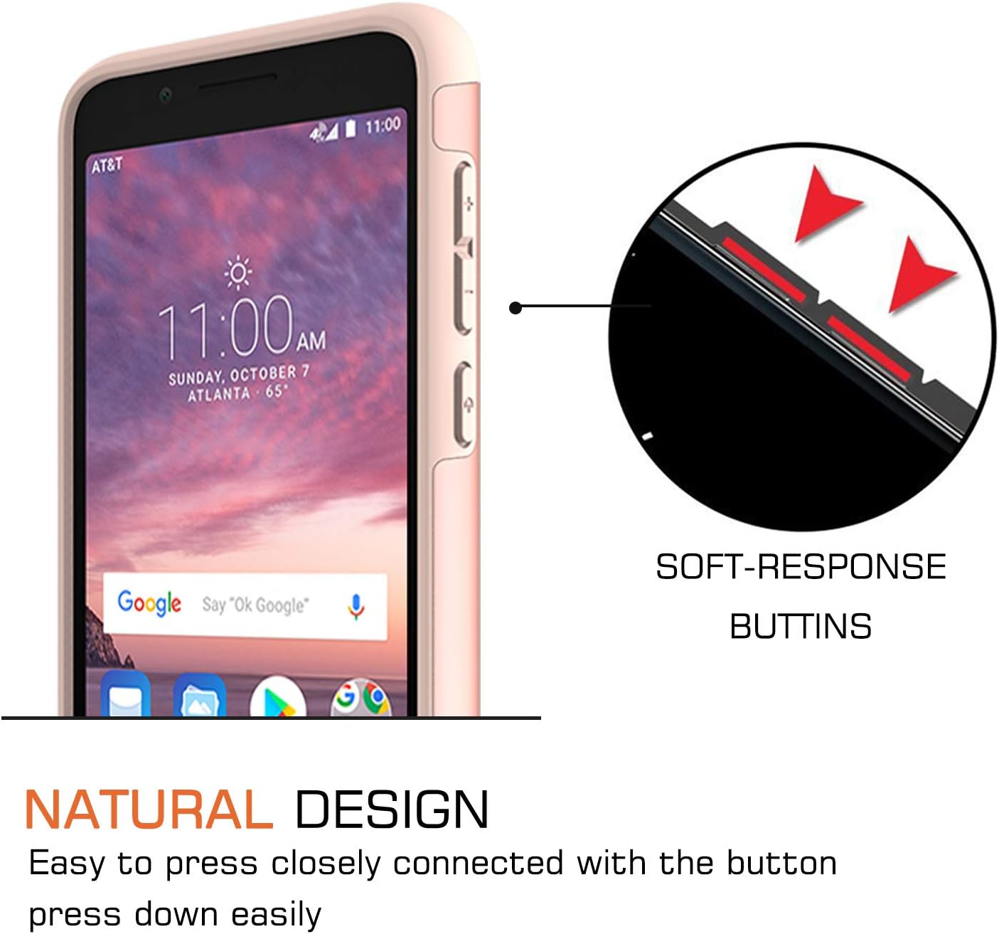 Galaxy A32 5G Case, Samsung A32 5G Case with Slide Camera Cover + [2 Pack] HD Screen Protector, LeYi 360 Full Body Military-Grade Phone Case with Kickstand for Samsung Galaxy A32 5G (Rose Gold)