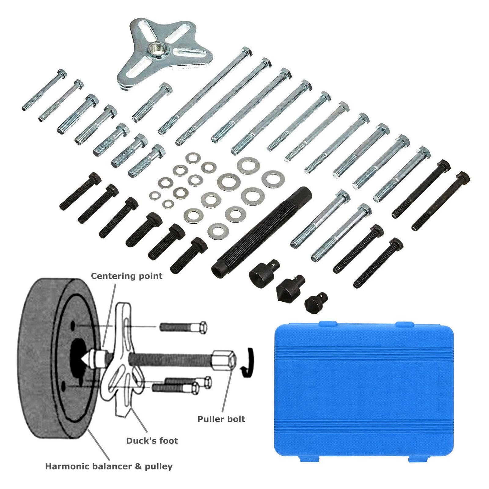 Ensemble d'outils d'extraction de volant | Extracteurs de volant robustes – Pas de flexion et de déformation du volant d'inertie extracteur de poulie de haute dureté