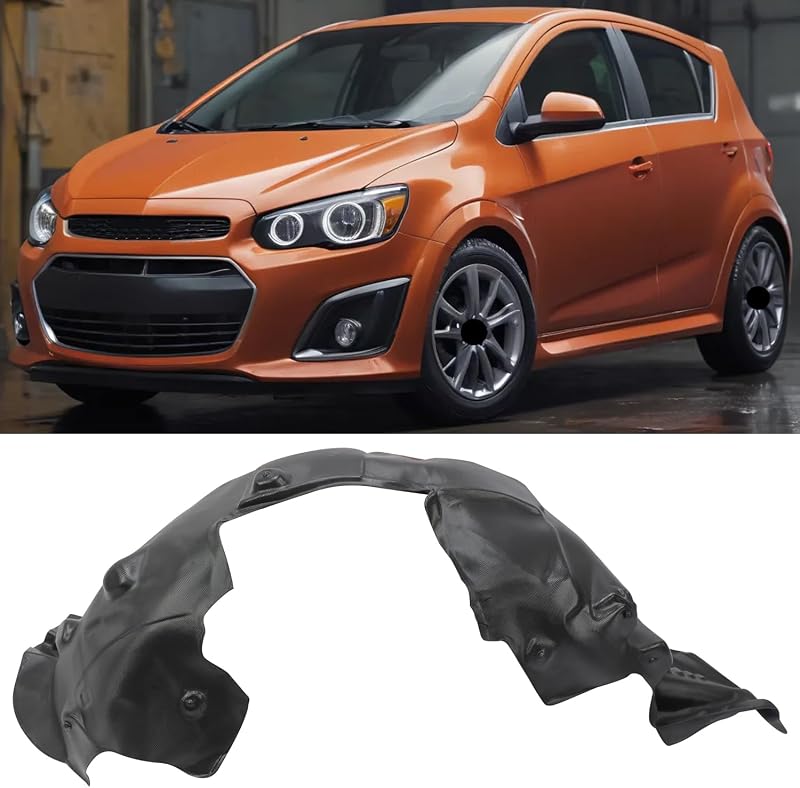 Revestimento interno do para-lama WANGRENL Chevrolet Sonic 2012–2016 dianteiro esquerdo – 1 unidade
