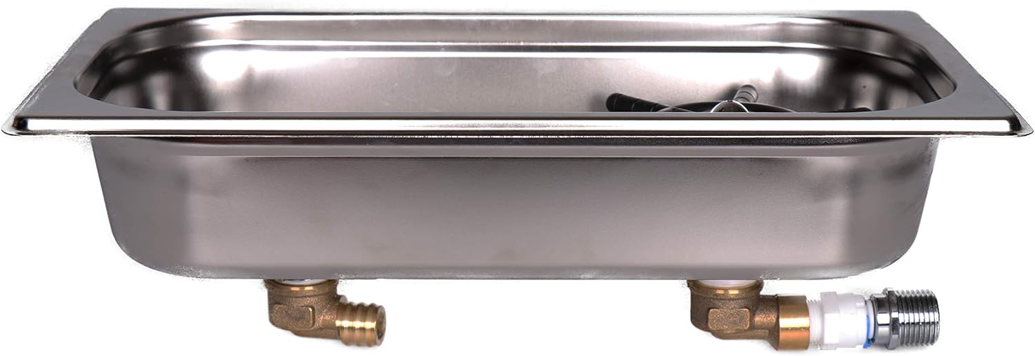 Creative Product AltraTech Glass Rinser 12.8’’ / 6.9’’ Pitcher Rinser For Seaming Pitcher Stainless Steel Glass Washer For Beer Glass(Accessories Included) (12.8’’ x 6.9’’) New Deal AltraTech Glass Rinser 12.8’’ / 6.9’’ Pitcher Rinser For Seaming Pitcher Stainless Steel Glass Washer For Beer Glass(Accessories Included) (12.8’’ x 6.9’’)
