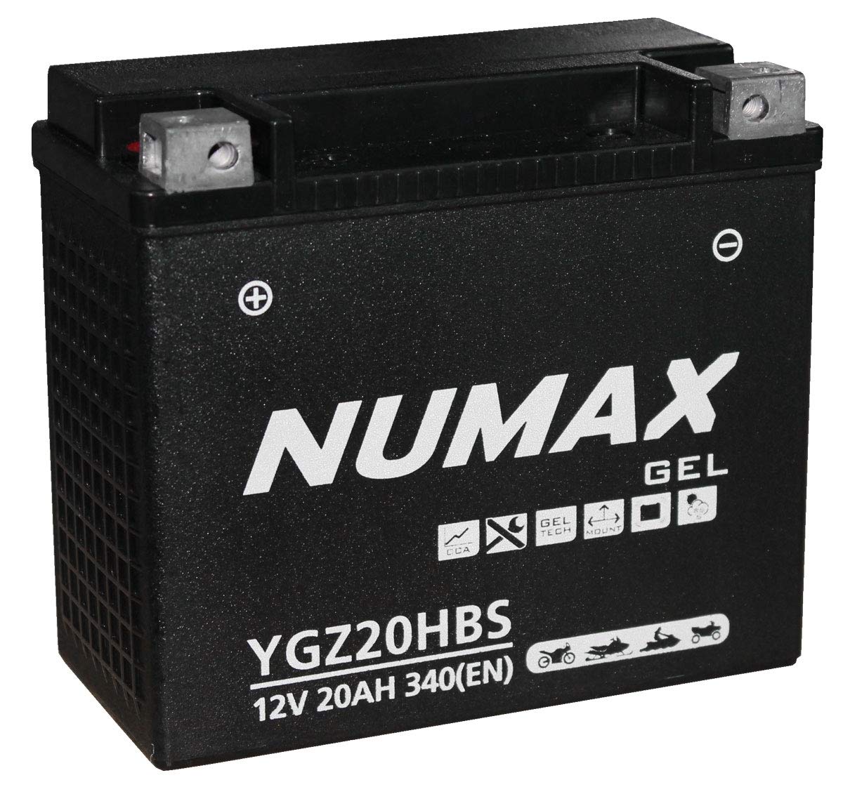 Batterie Numax GEL Special Harley YGZ20H-BS 12 V 20 AH 340 AMPS EN