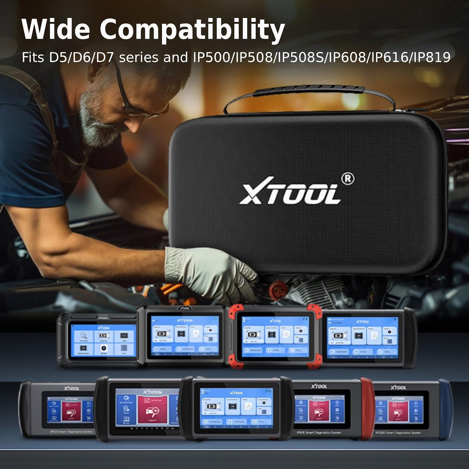 XTOOL Protective Carrying Case for OBD2 Scanner Diagnostic Tool