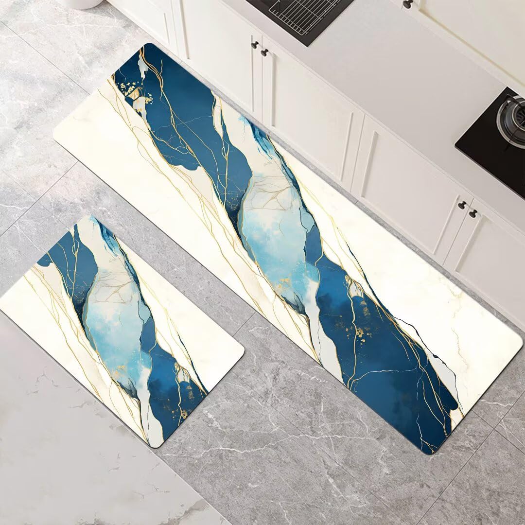 Alfombras de cocina de 50x80cm y 50x150cm lavables y antideslizantes