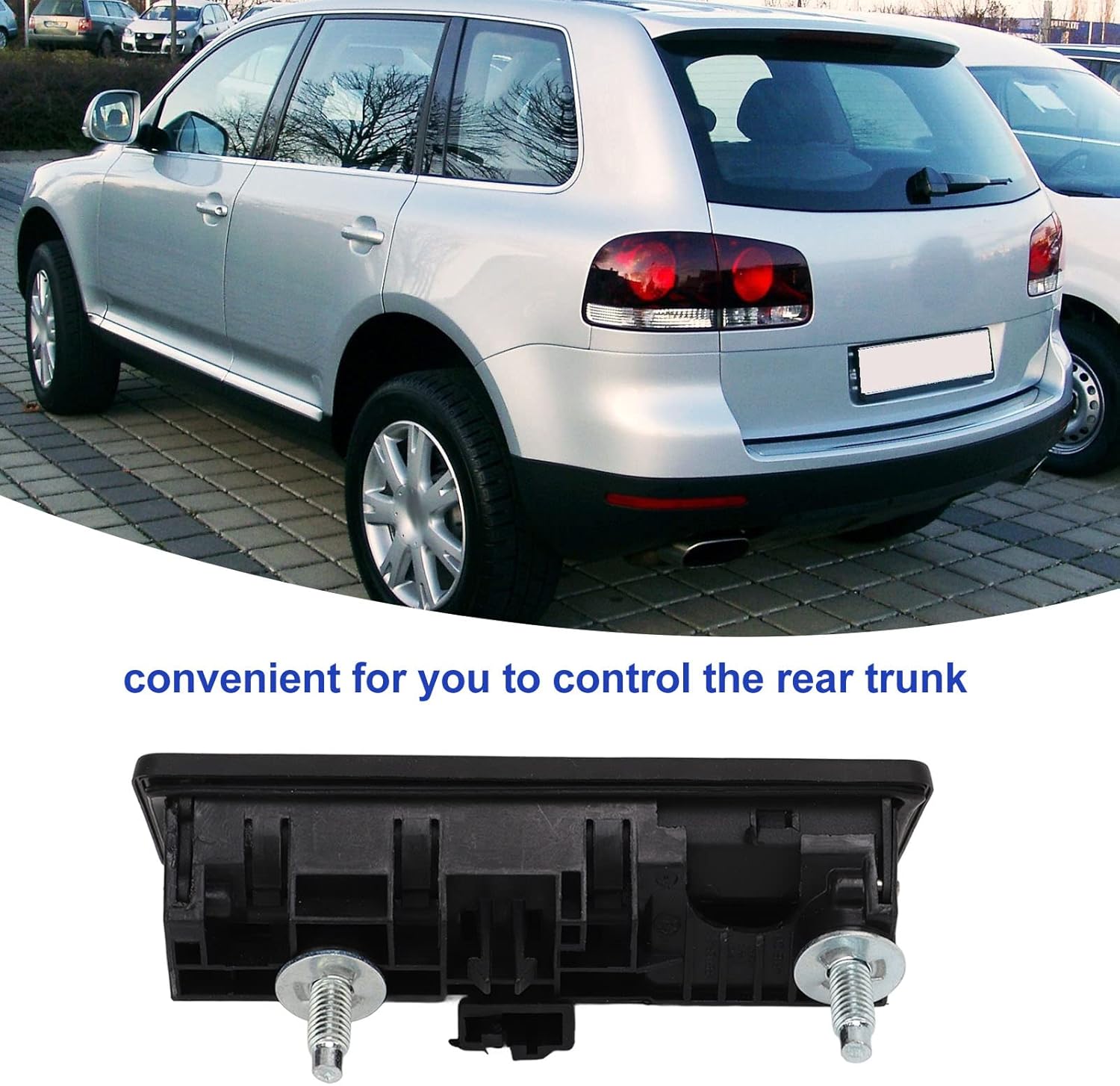 Car Trunk Switch Rear Trunk Tailgate Release Handle ABS 5N0827566B 5N0827566T Rear Trunk Release Suitable for A4 A5 A6 A7