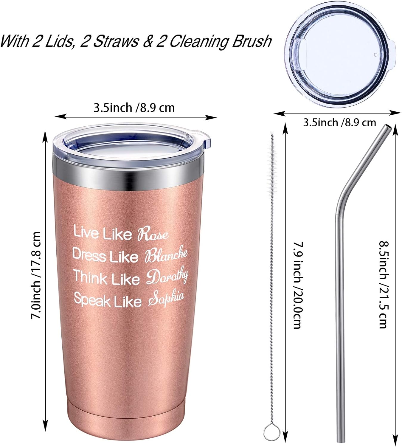 🔥 Flash Sale Sisters Gifts from Sister Funny Mugs, Christmas Birthday Gift for Women Sister Friends Coworkers, Travel Mug 20 oz Coffee Wine Tumbler with Straws Brushes