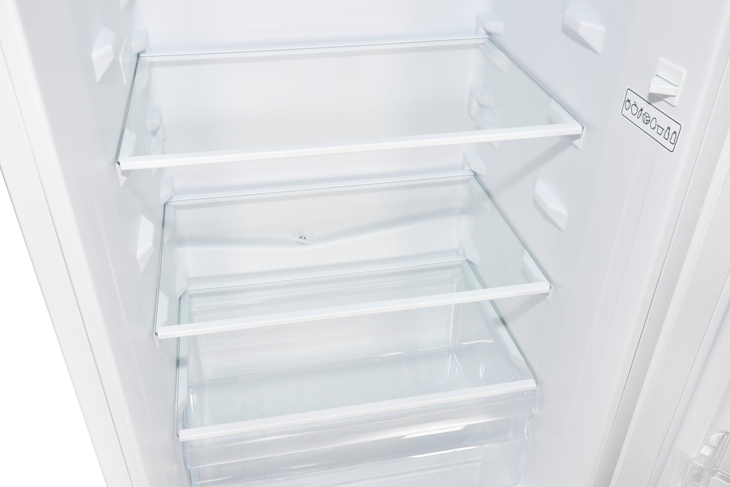Exquisit® Frigorífico Combi Blanco 159L Clase C Puerta Reversible | Control electrónico, alarma de puerta, enfriamiento rápido, iluminación LED y medidas 144,0 x 47,4 x 49,5 cm