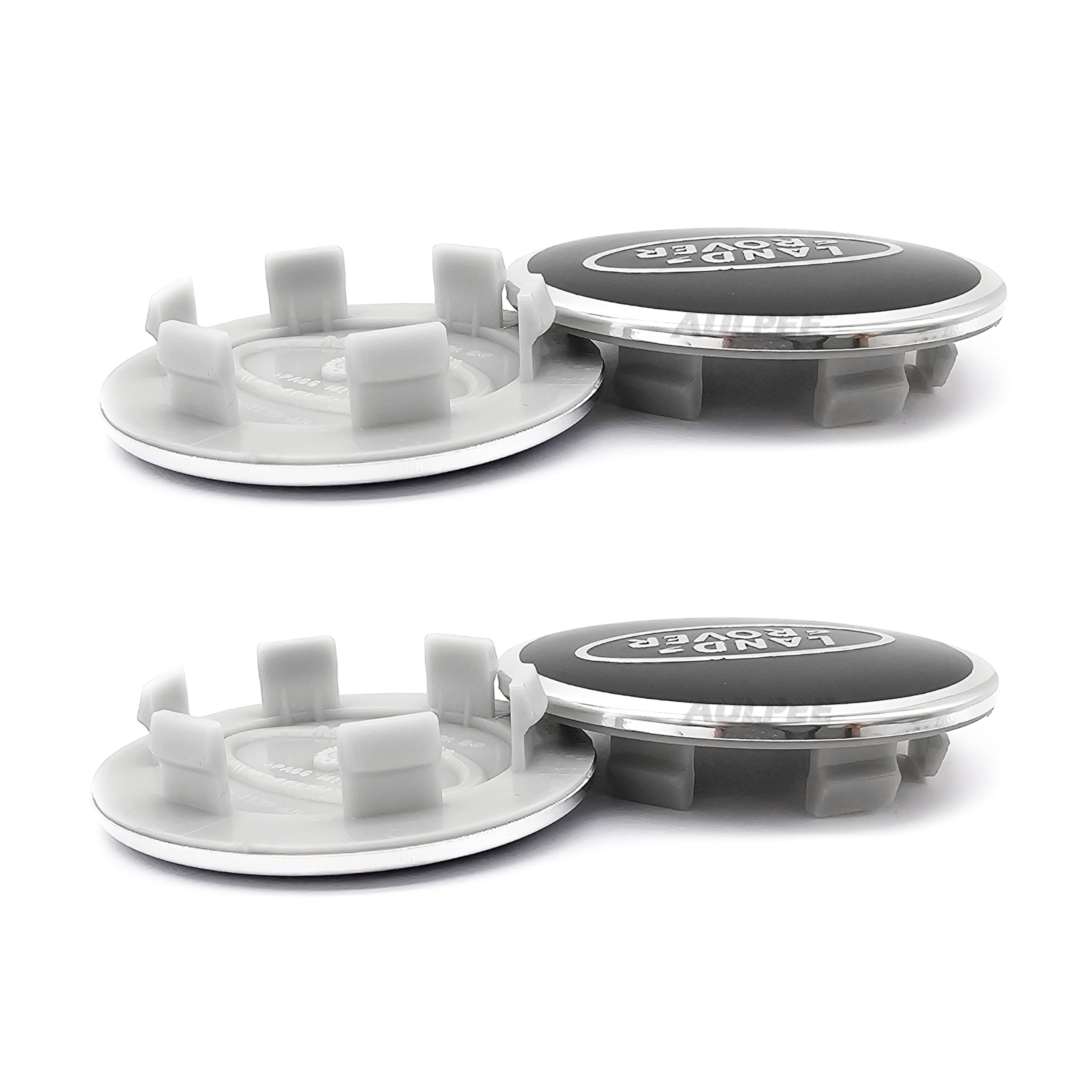 Wheel Hub Center Cap Center Logo Emblem Hub Cover 62mm ABS Material (Black)