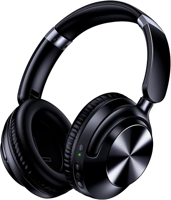 TAGRY Auriculares Bluetooth con Cancelación Activa de Ruido y 100H Reproducción