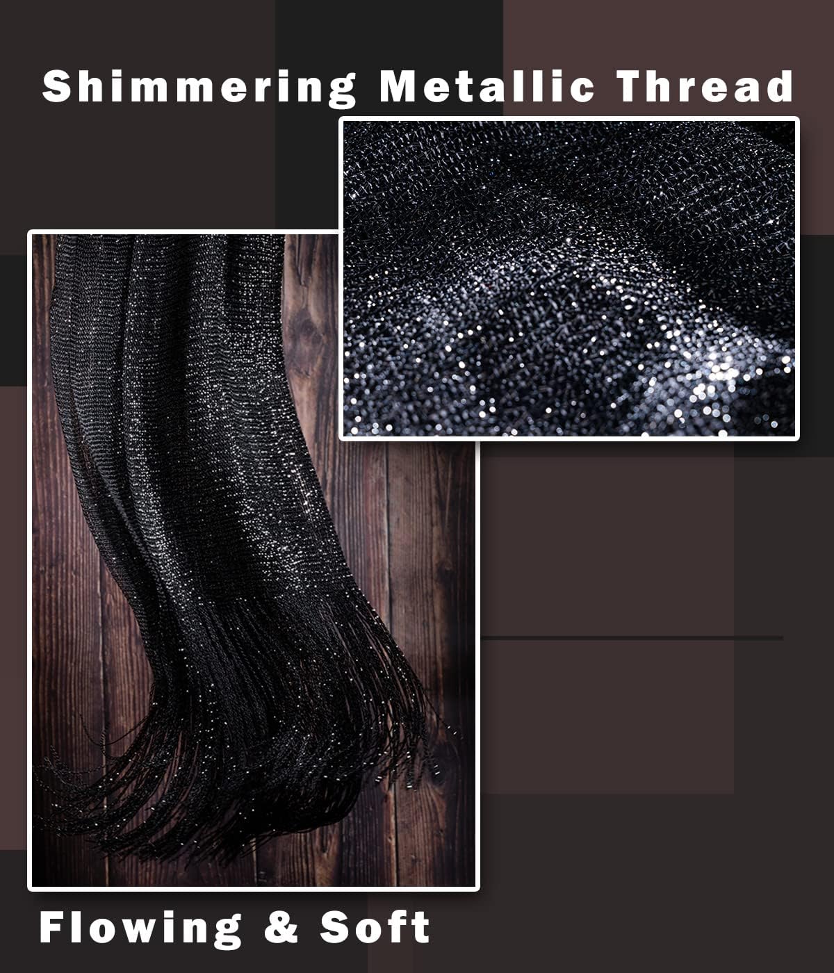 Sparkling Metallic Shawls and Wraps with Buckle,for Evening Dresses Party Wedding Bride Bridesmaid image 5