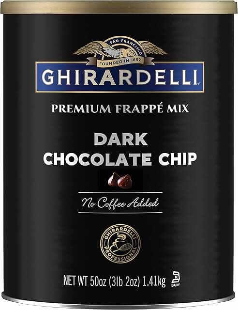 Ghirardelli Dark Chocolate Chip Frappé Mix