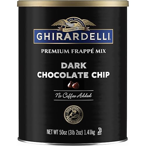 Ghirardelli - Mezcla de frappé con chispas de chocolate negro