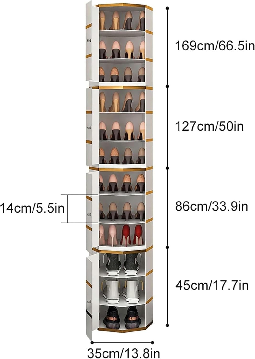 ヴィンテージ風オープンシューズラック 木製天板付き ヴィンテージ風
