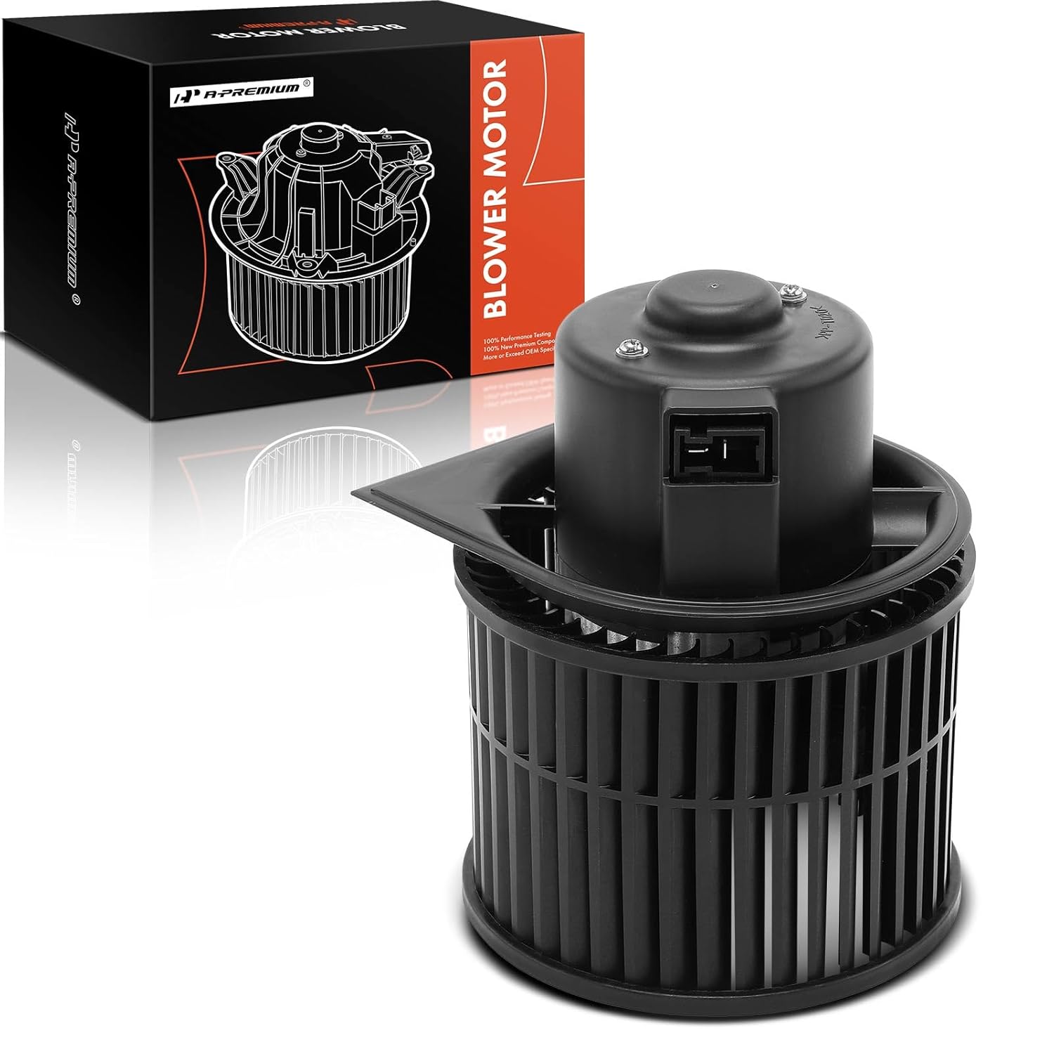 A-Premium Front HVAC Heater Blower Motor Compatible with Saturn L200/LW200/LW300 2001-2003, L300 2001-2005, L100 2001-2002, LS1/LS/LS2/LW2/LW1 2000, with Fan Cage