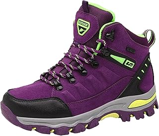 purple walking boots