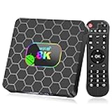 Android 14 TV Box 2025 4GB RAM 32GB ROM, TV Box Android 4K 6K 8K WiFi6 2.4G 5.8G Dual WiFi RK3528 Quad-core CPU, Smart Tv Box with Bluetooth 5.0 USB 3.0 100M Ethernet
