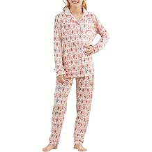 Girls Y2k Monkey Pajamas Set Toddler Button Down Loungewear PJs for Jammies Party Christmas Thanksgiving Gift