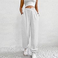 Vista 2 de Sweat Pants for Womens Cargo Pants Women Cotton Pants Solid Sweatpants Baggy Black Cargo Sweatpants for Women