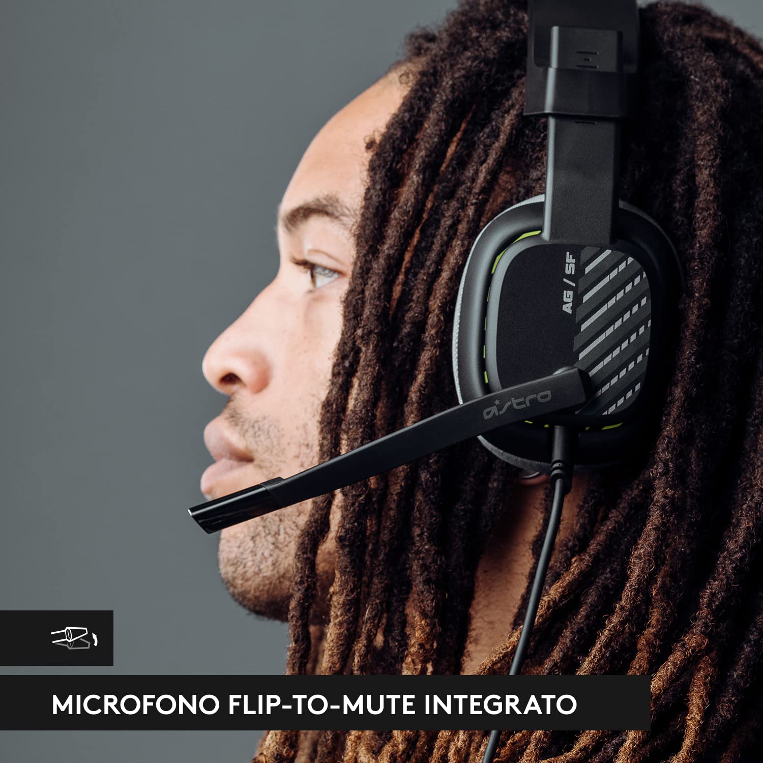 ASTRO A10 Cuffie Gaming Cablate Gen 2, Cuffie da Gioco Over-Ear con Microfono Flip-to-Mute, Leggere e Resistenti, Driver 32 mm, Compatibile con PC/Mac, PS5, Xbox serie XIS, Switch,Mobile, Nero