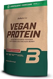 BioTechUSA Vegan Protein | Shake auf Reis- und Erbsenbasis mit Superfoods und Aminosäuren | Zucker-, laktose- und glutenfrei, 500 g, Waldfrüchte