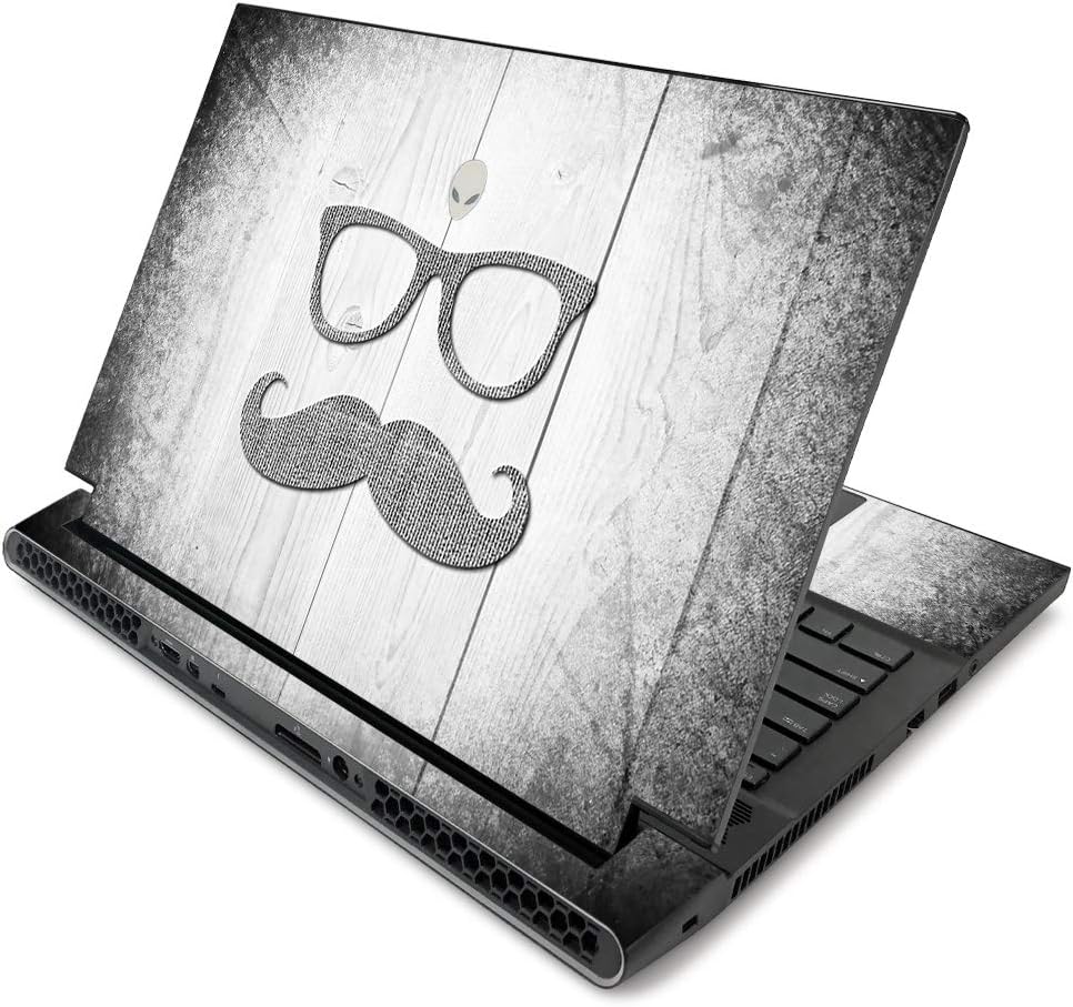 MightySkins Skin for Alienware m17 R2 (2019) - Hipster | Protective, Durable, and Unique Vinyl Decal wrap Cover | Easy to Apply, Remove, and Change Styles | Made in The USA