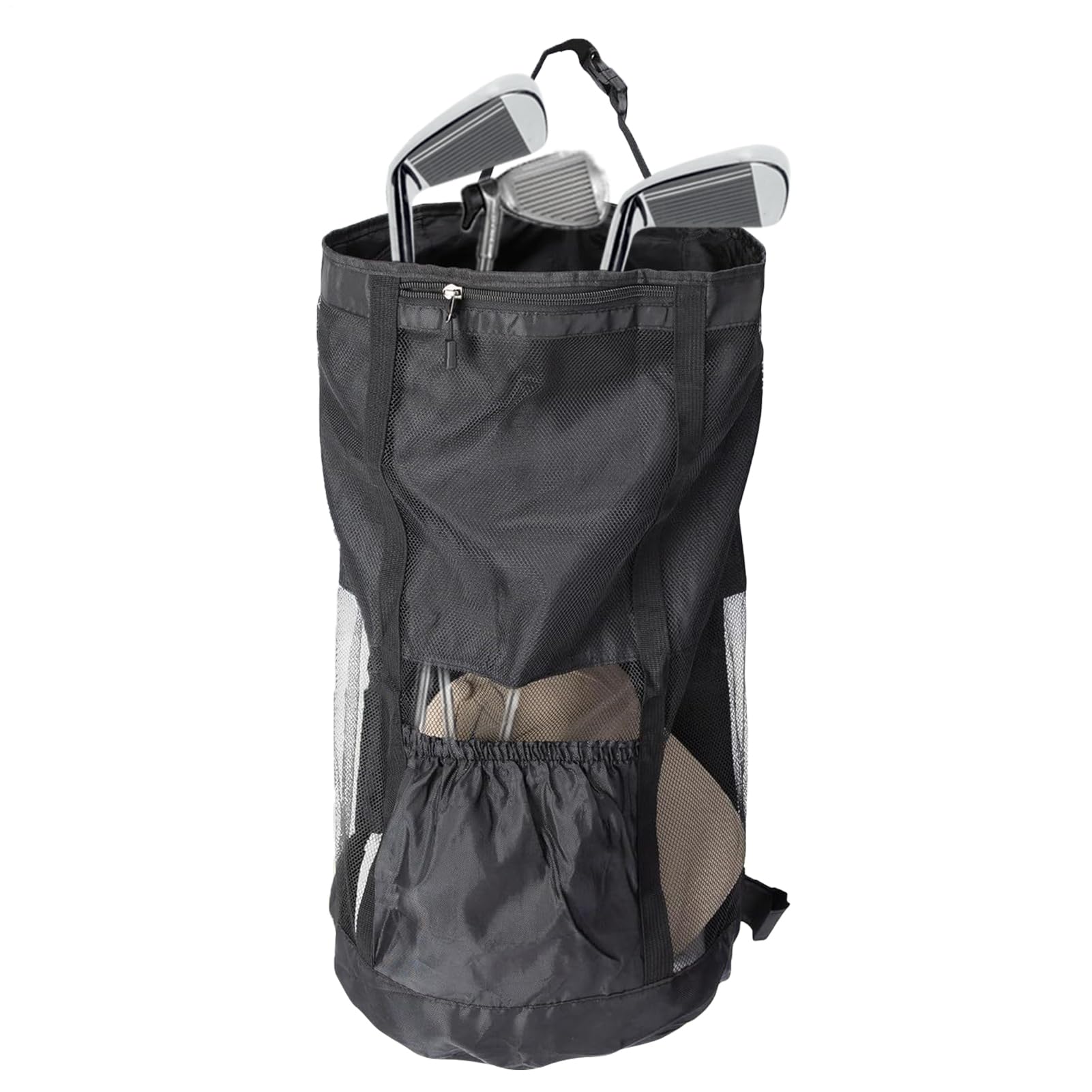 Borsa estendibile per golf cart – Borsa portaoggetti per golf da esterno con tasca in rete per cellulare, chiavi, cappello