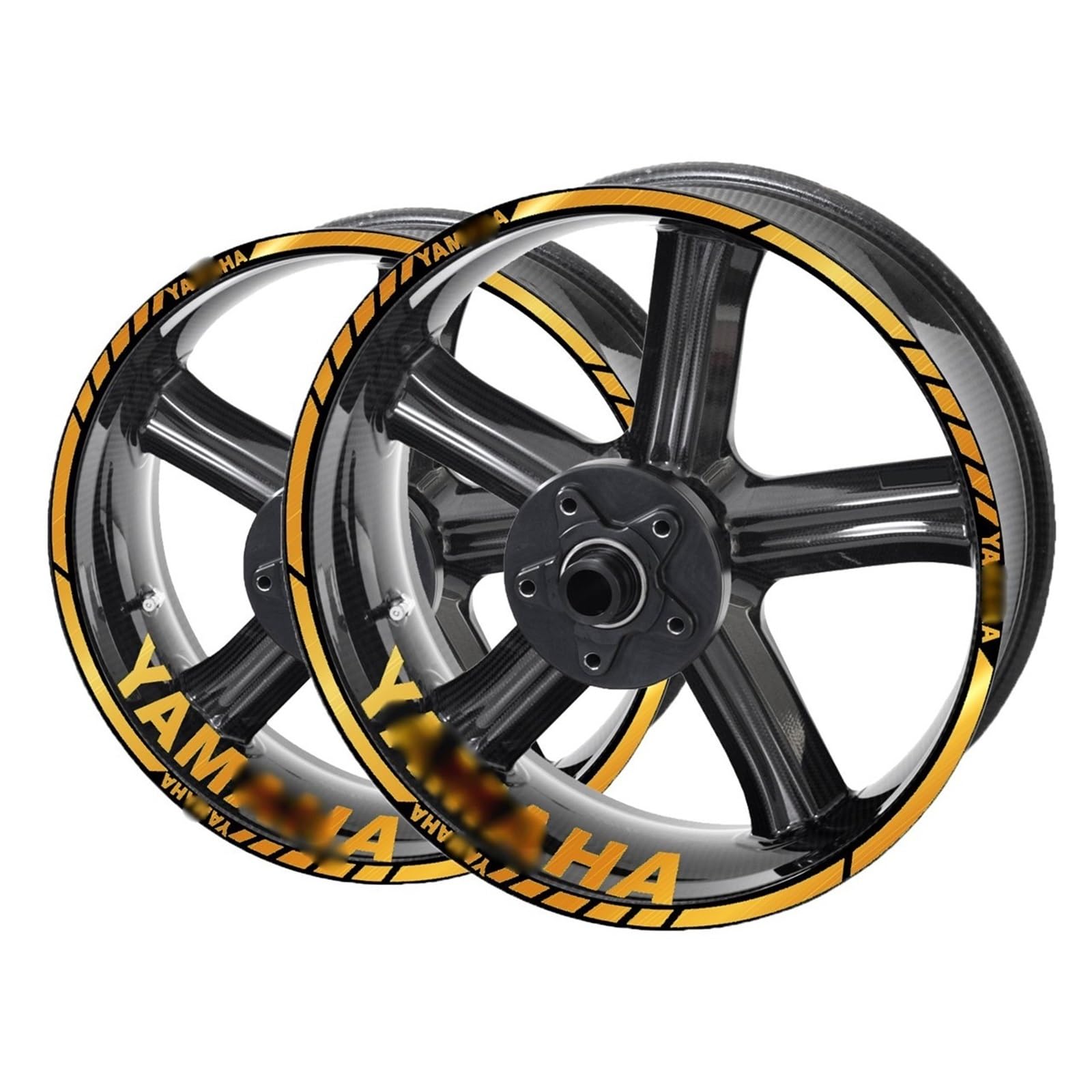 for for Fz1 Fz6 Fz8 for Tyre for YZF for R1 R3 R6 R15 for Tracer Motorcycle Decal Decorative Stripe(4)