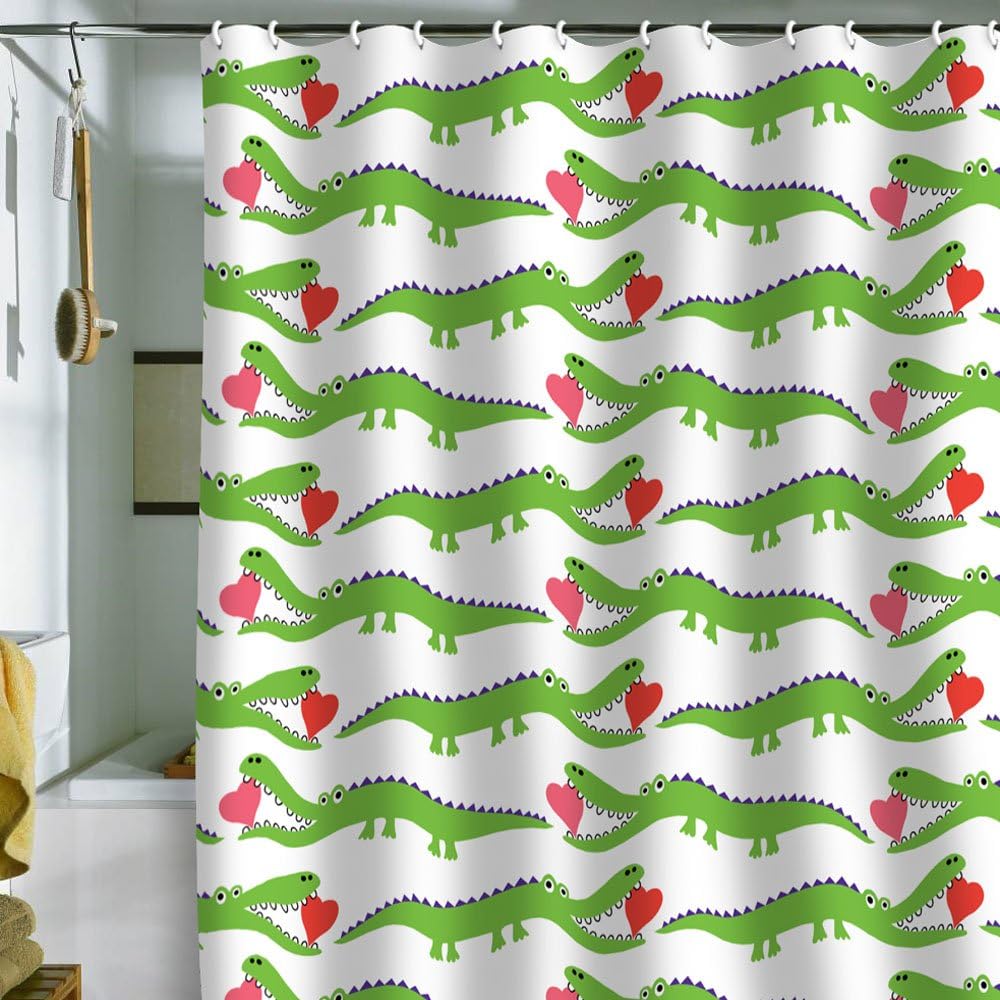 Deny Designs Andi Bird Beat Goes On Red Shower Curtain, 69" x 72"