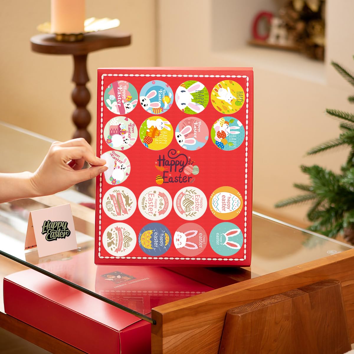 Maak een gezicht Anime Paasstickers voor kinderen 24 vellen