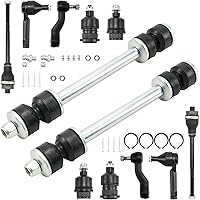 Vista 146 de PHILTOP Kit de suspensión ajustable de elevación de 1-6 pulgadas, 4 piezas de brazos de control superiores e inferiores delanteros compatibles
