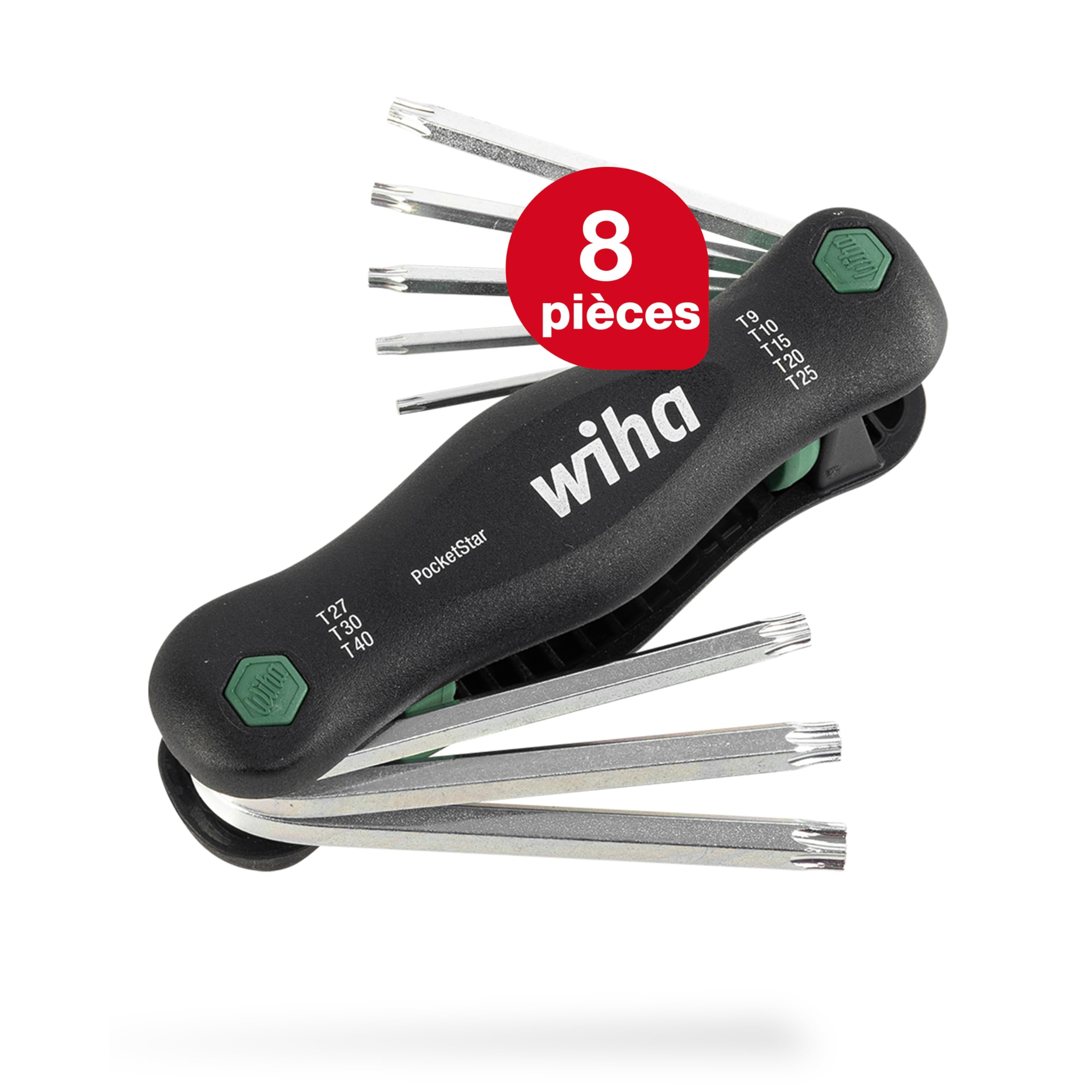 Wiha PocketStar TORX 8 pièces 23047 poignée double