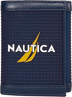 Men's Trifold Wallet | RFID Blocking Protection | ID Window | Card Slots | Genuine Leather | Durable