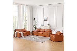 Indulge in Comfort with Our Faux Leather Living Room Set