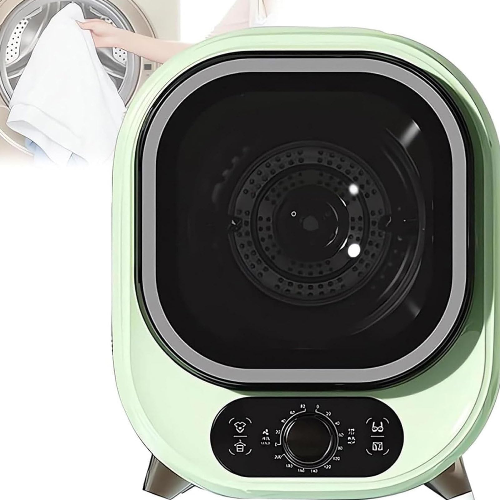 Secadora, Secadora Pequeña, Mini Secadoras Ventiladas, Secadora Portátil, Secadora De Condensador Portátil, Secadora Ventilada De 5 Kg, con Barril Interior De Acero Inoxidable, Sec