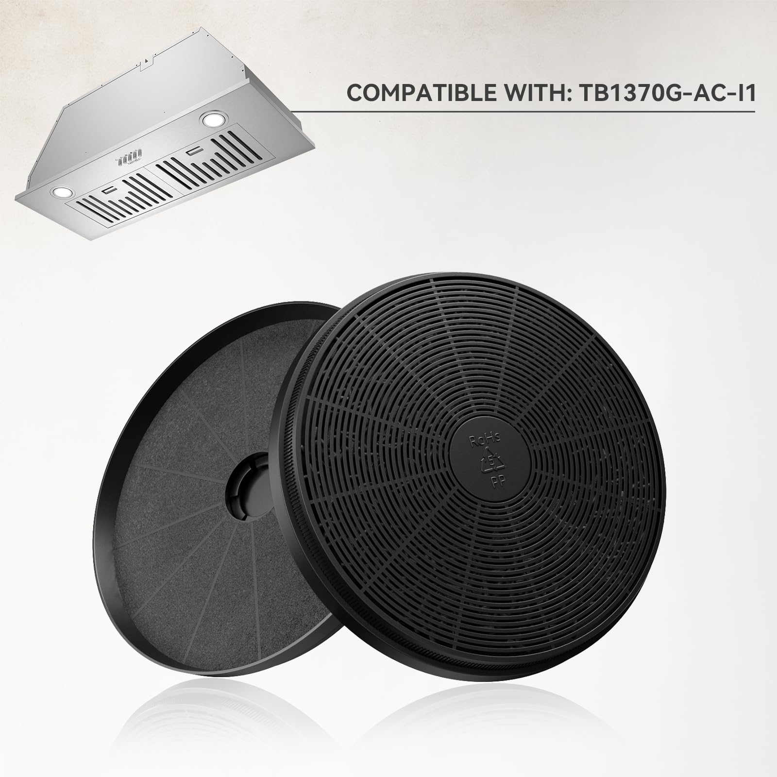 Amazon.com: Hermitlux Carbon Filter for Range Hood, Replacement