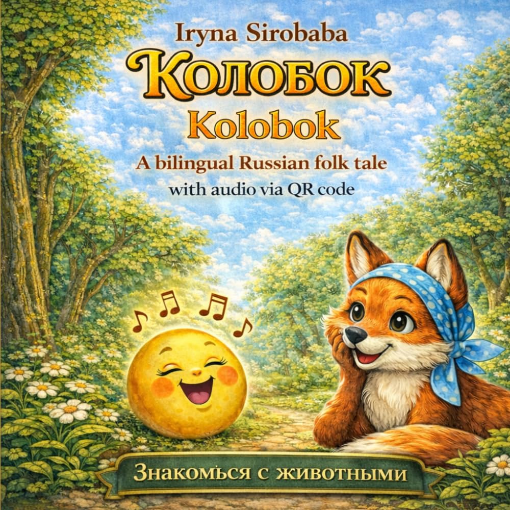 Kolobok: A Bilingual Russian Folk Tale with Audio via QR Code (Kind Stories in Two Languages)