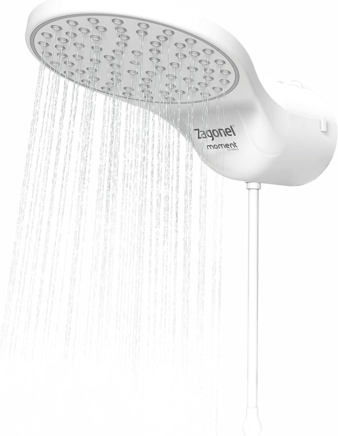Chuveiro Ducha Eletrônica Moment Zagonel Branco 220v 7500W