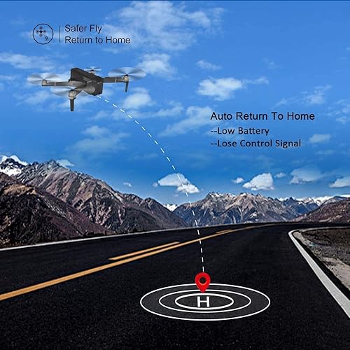 Miniatura 5 de Contixo Drones F24 Pro con cámara para adultos 4K UHD plegable RC Quadcopter GPS de regreso a casa, cámara FPV compatible con VR - 30 minutos de