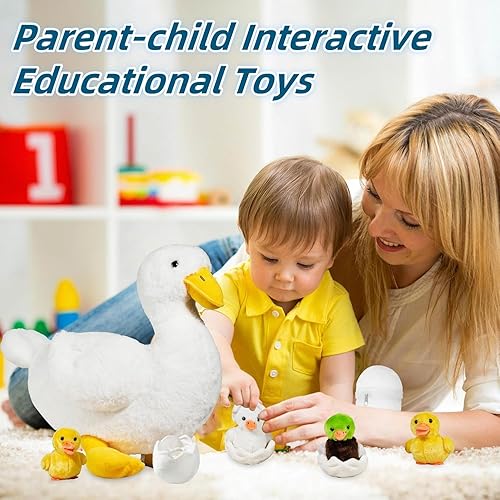 Miniatura 37 de Capybara - Peluche grande 5 en 1 con bebés en el interior, 14.2 pulgadas, almohada de peluche Capybara con 4 peluches de Capybara en bolsa