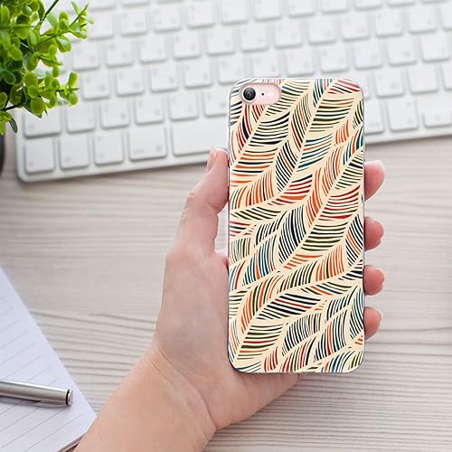 Miniatura 7 de serie floral funda para iPhone 7, iPhone 8, resistente a los golpes y antiarañazos, protectora, delgada, flexible de TPU suave, 4.7", mandala