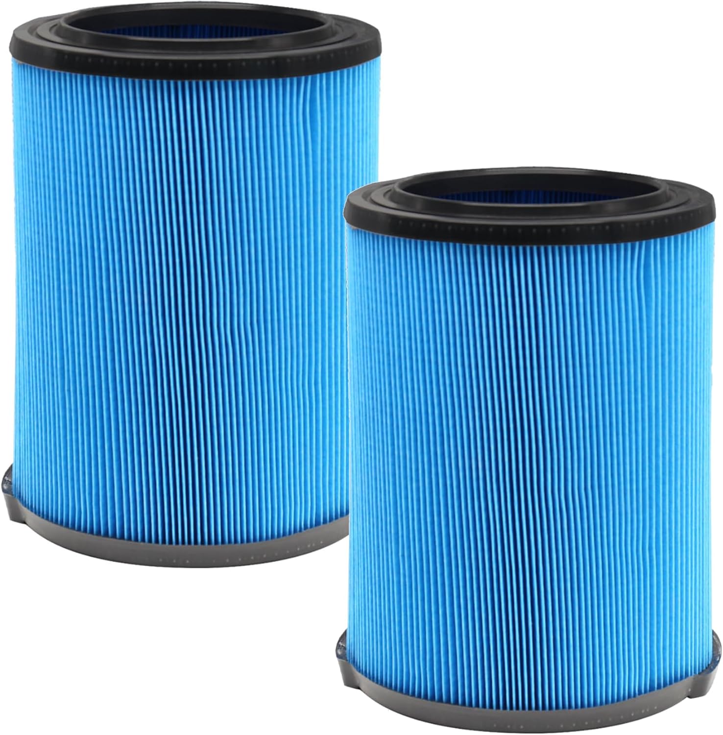 2 Pack Replacement VF5000 Filter for Rigid Shop Vac Filter 5-20 Gallon, 3-Layer Wet/Dry Rigid Shop Vac Filters Compatible with WD06700 WD0671 WD0970EX0 WD0970M0 WD1270 WD1450