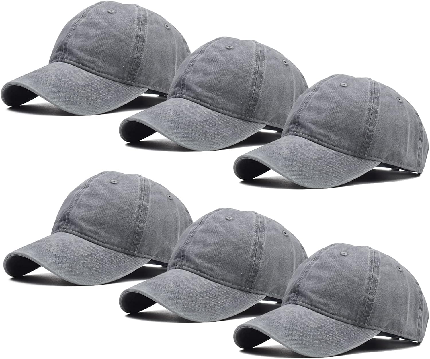 Ultrafun Unisex Vintage Baseball Cap Washed Distressed Plain Blank Baseball Hat Adjustable Dad Hat for Outdoor Sports