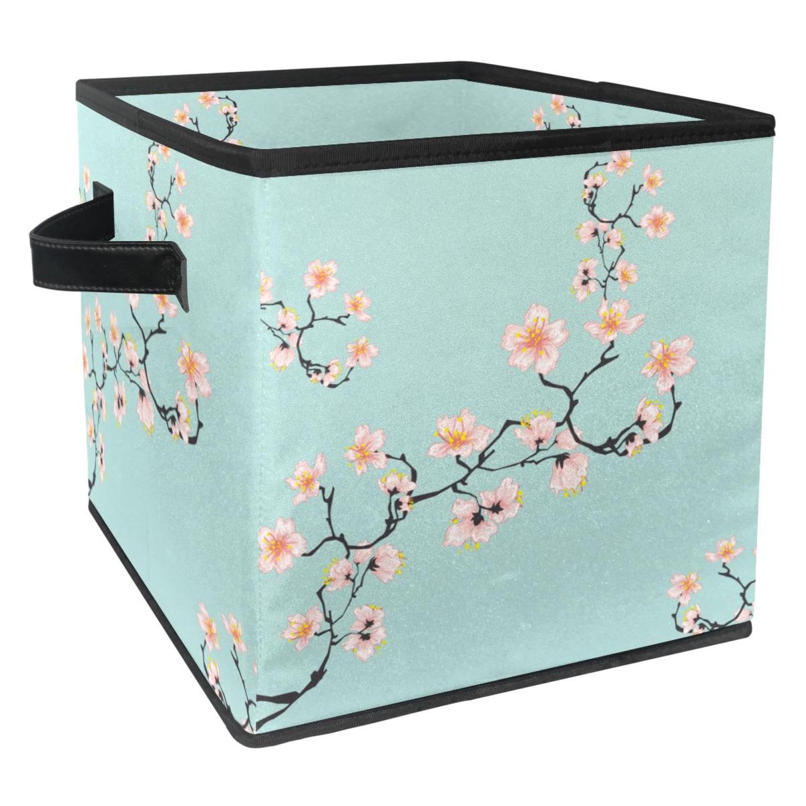 Cube de rangement fleurs de cerisier idéal pour placard et chambre