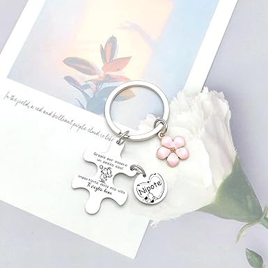 Porte-clés Pour Nièce, Cadeau De Nièce De La Part D'une Tante Oncle, Cadeau D'anniversaire Pour Nièce, Cadeau De Remise De Diplôme Pour Nièce.., Argent, Grand