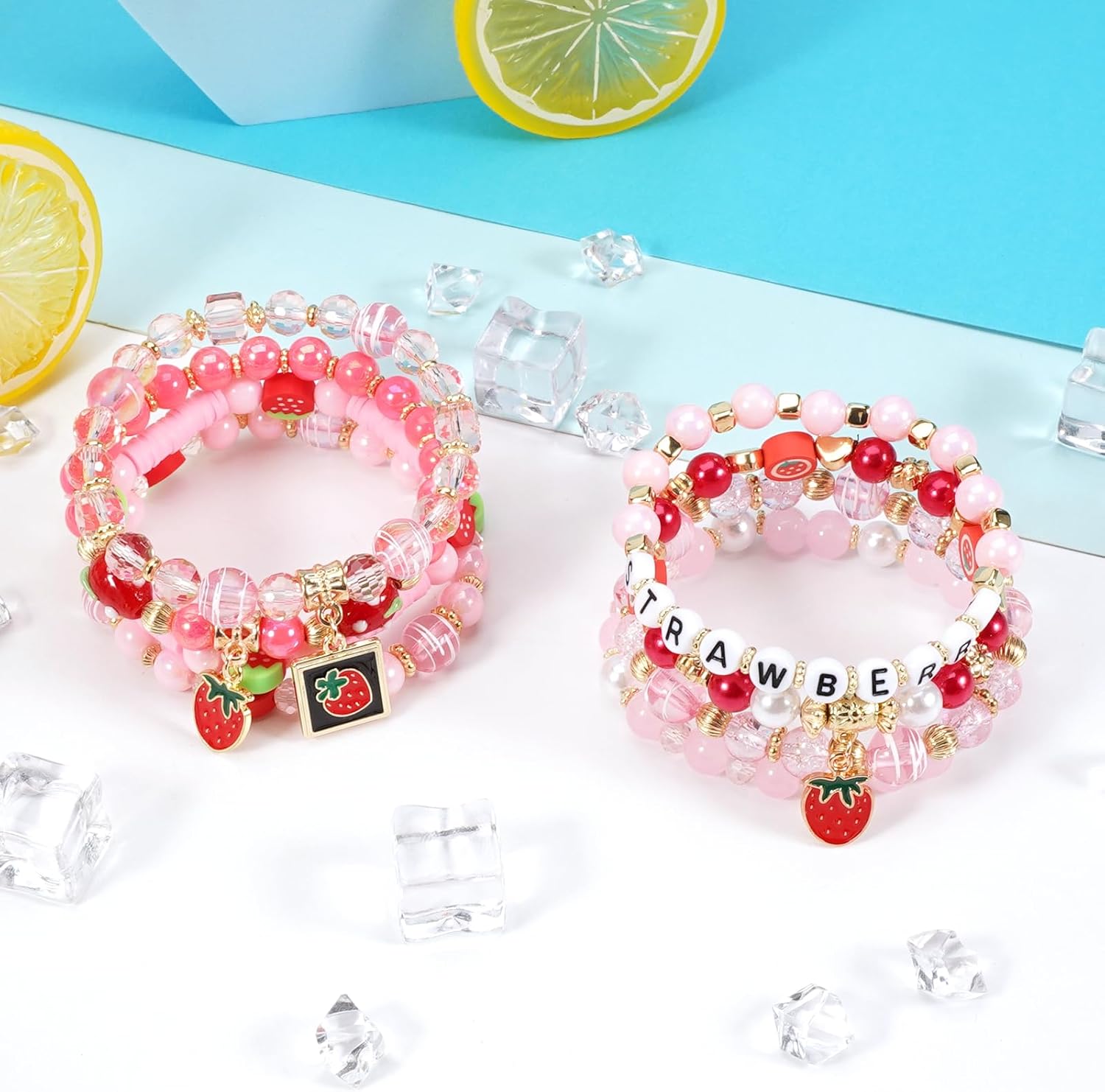 Ardorchid USA Flag Bracelets Valentine's Day Heishi Bracelets St. Patrick's Mardi Gras Beaded Bracelets Easter Rainbow Juneteenth Rasta Bracelets - Image 5