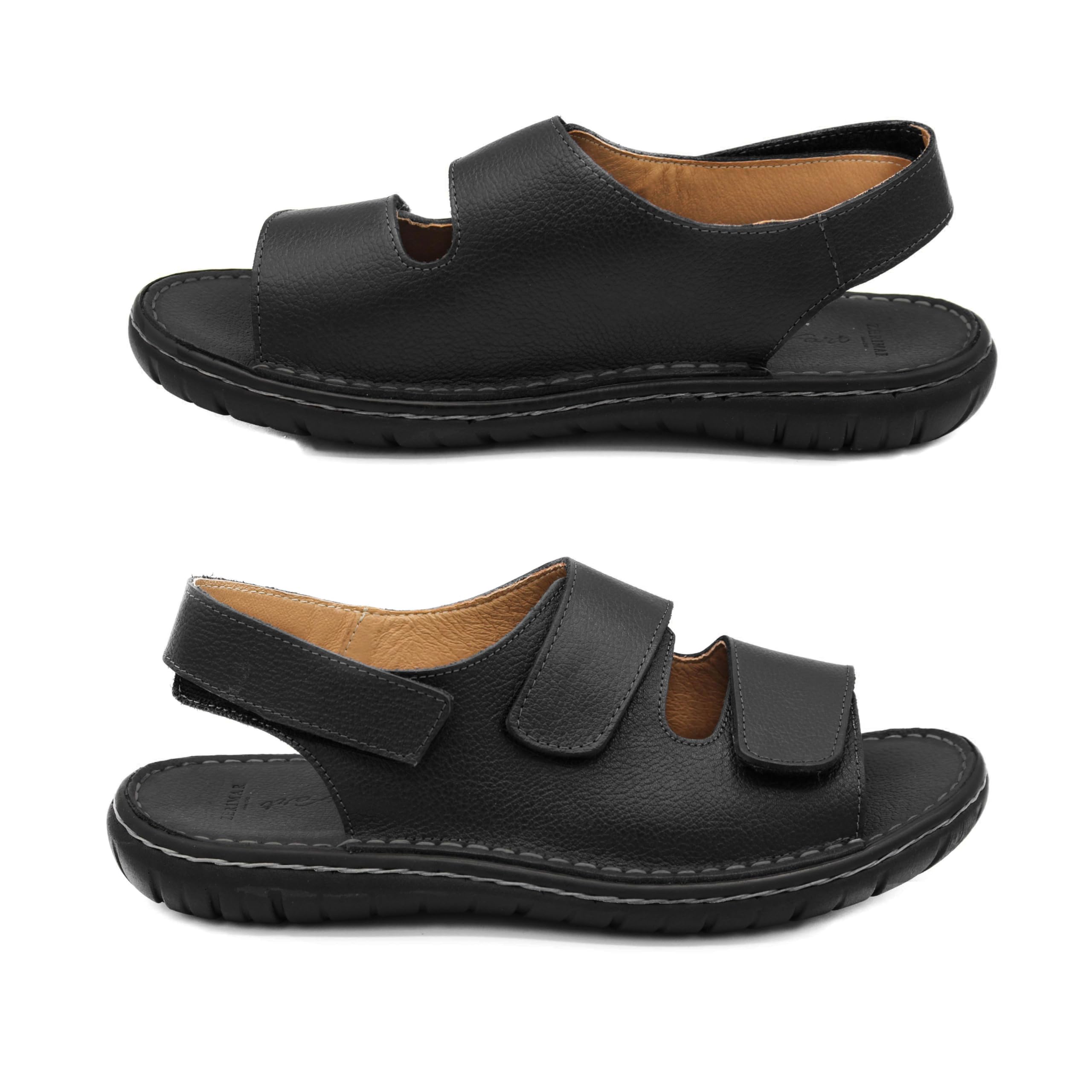 Zerimar Sandalias Hombre de Verano - Sandalias Hombre Cuero - Chanclas Hombre - Chanclas niño - Sandalias Senderismo Hombre - Sandalias Vestir