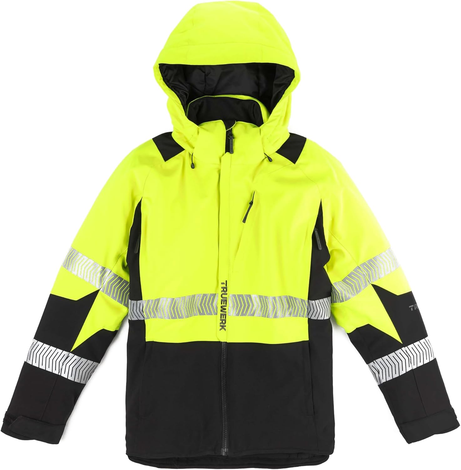 TRUEWERK Men's Work Coat - S4 Tower Winter Parka Workwear, Water-Resistant, Windproof Jacket with 4-Way Stretch