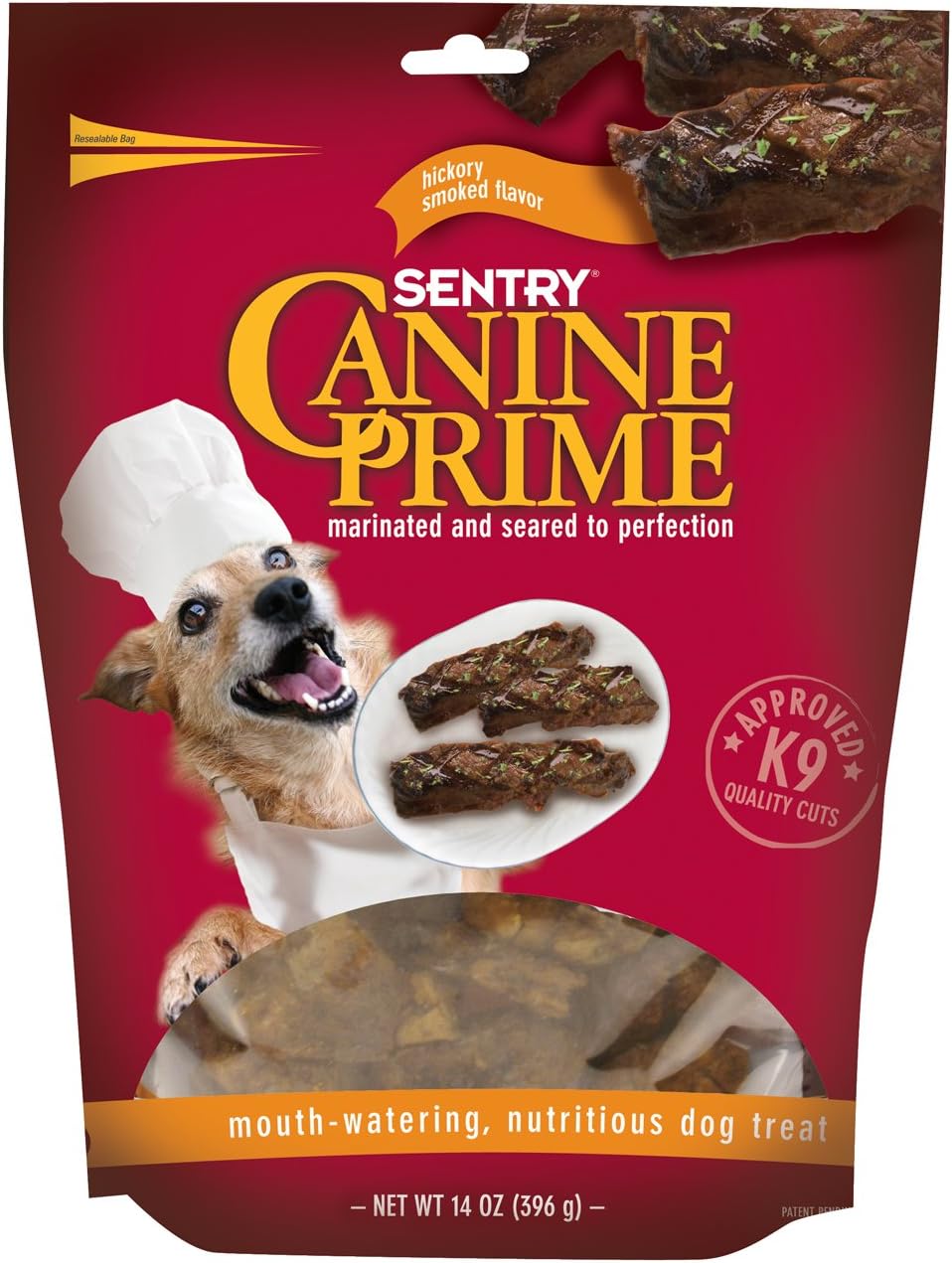 Sentry Canine Prime Hickory Smoked Dog Treat, 14Ounce